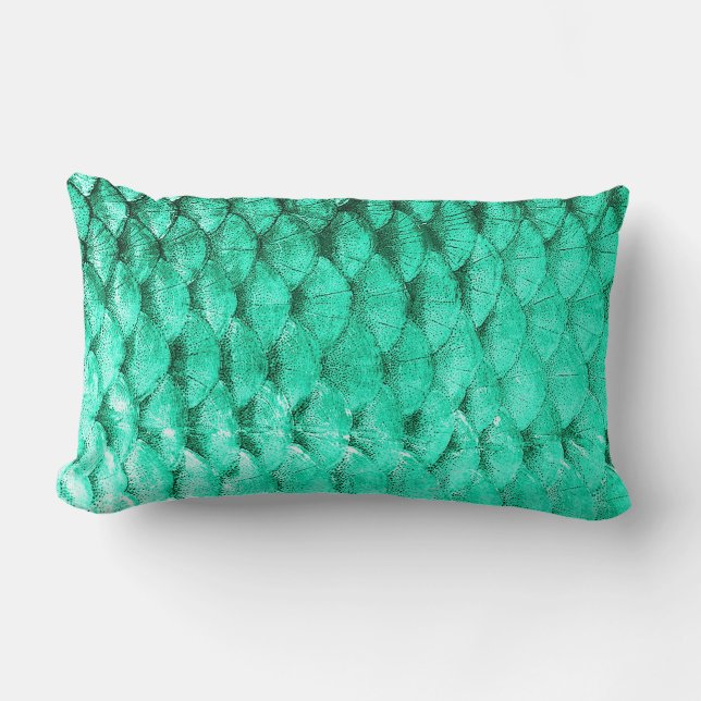 "Fish Scale Pillow" Lumbar Cushion (Front)