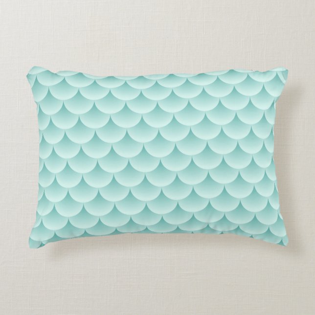Fish Scales Pattern Decorative Cushion (Front)