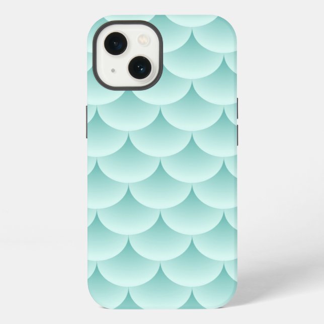 Fish Scales Pattern iPhone Case (Back)