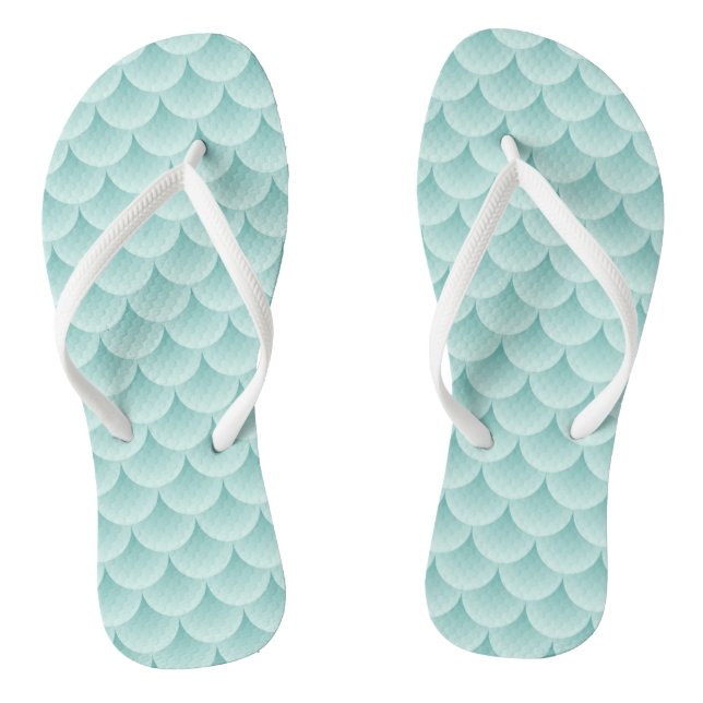 Fish Scales Pattern Jandals (Footbed)