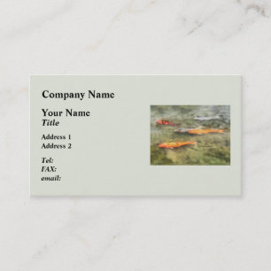 Fish - School Of Koi': Business Card