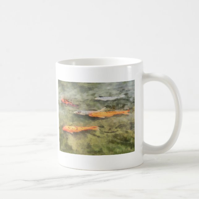 Fish - School Of Koi Coffee Mug (Right)