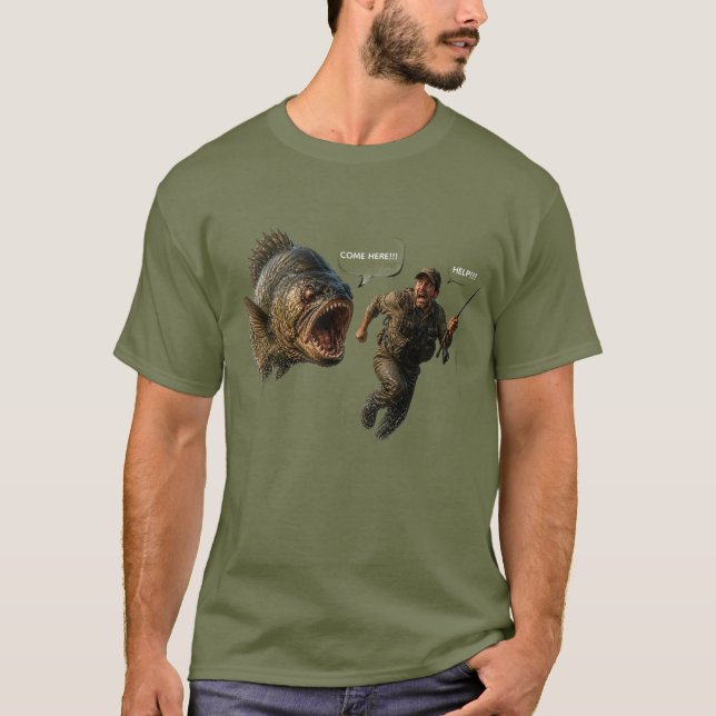 Fish Seeking Revenge T-Shirt (Front)