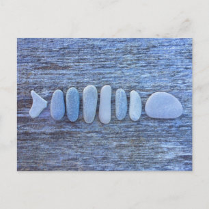 Fish Shaped Rock Art Postcard