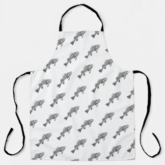 Fish skeleton apron