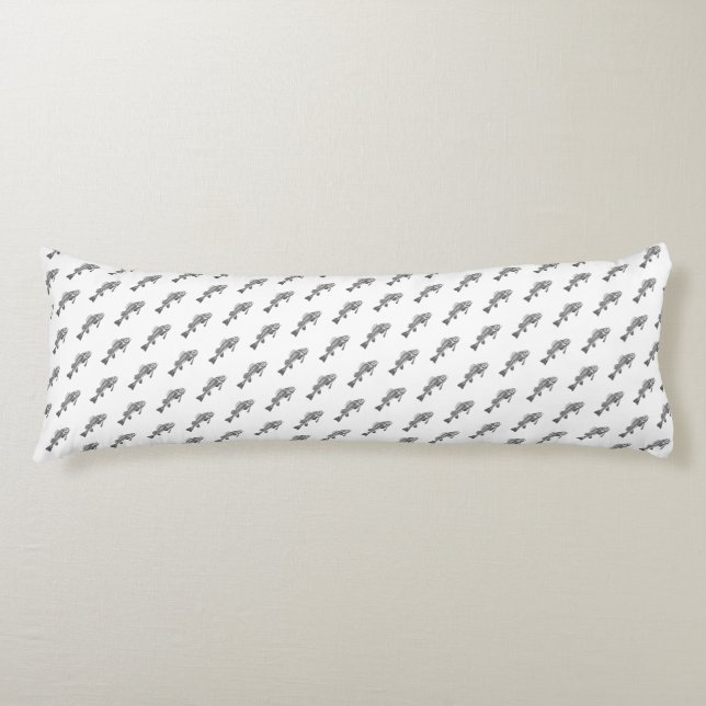 Fish skeleton body cushion (Front)