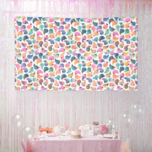 Fish Skin Watercolor Banner