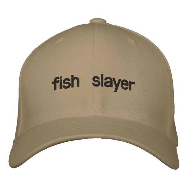 fish slayer embroidered hat (Front)