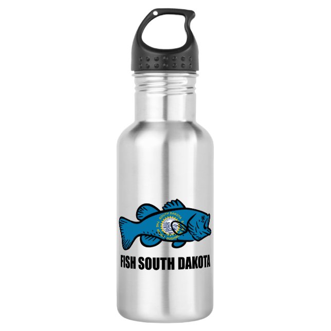 Fish South Dakota 532 Ml Water Bottle (Front)