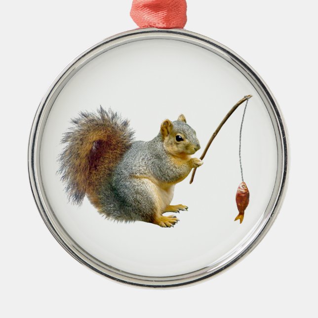 Fish Squirrel Ornament (Front)