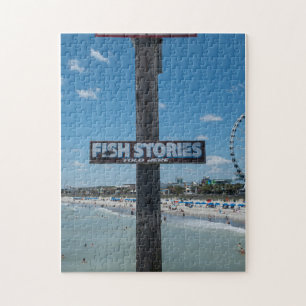 Fish Stories Told Here Jigsaw Puzzle