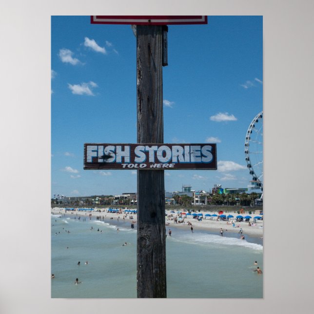Fish Stories Told Here Poster (Front)