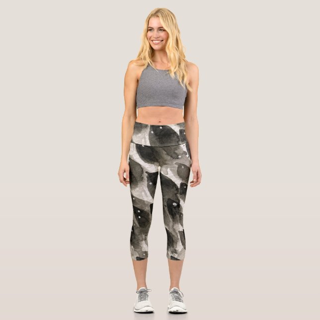 Fish Storm Capri Leggings (Front)