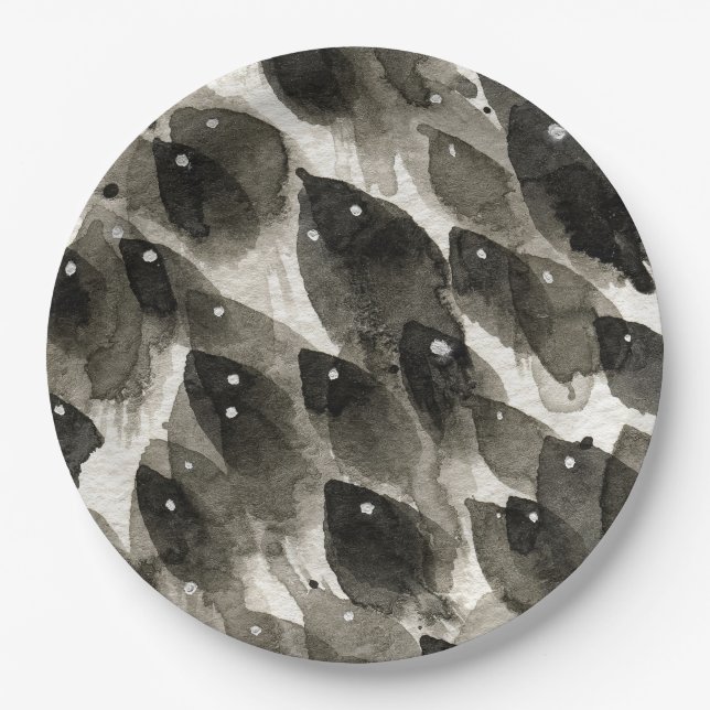 Fish Storm Paper Plate (Front)