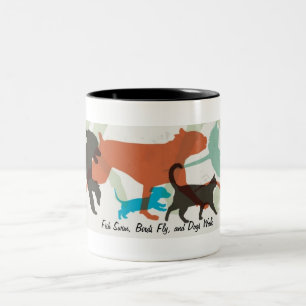 Fish Swim Birds Fly Theme Mug