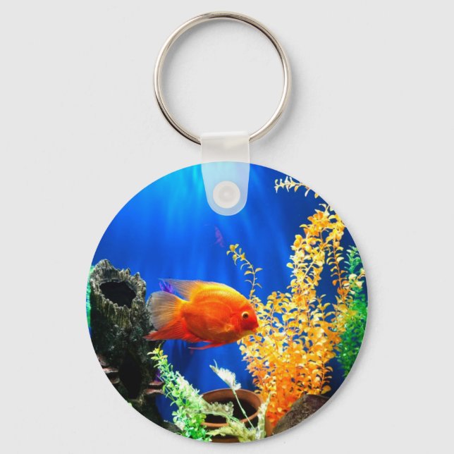 Fish tank aquarium key ring (Front)