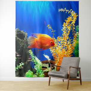 Fish tank aquarium tapestry