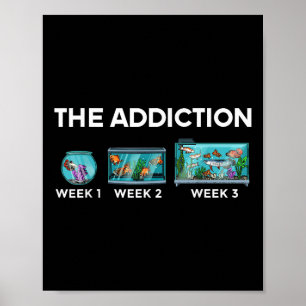 Fish Tank Art For Men Women Coral Fish Tank Lover Poster