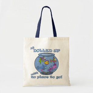 Fish Tank Dolled Up Tote Bag