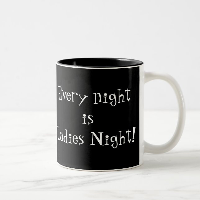 Fish Tank Dolled Up Two-Tone Coffee Mug (Right)