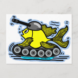 Fish tank postcard