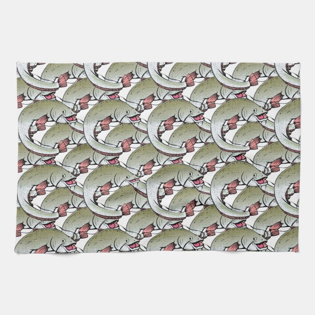 Fish Tea Towel (Horizontal)