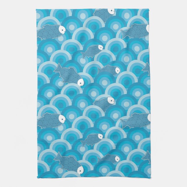 Fish Tea Towel (Vertical)