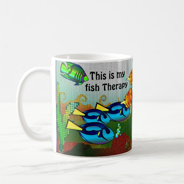 Fish Therapy Coffee Mug (Left)