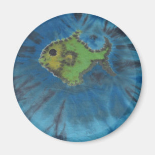 Fish Tie Dye Magnet