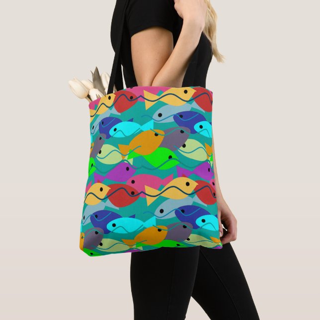 Fish Tote Bag (Close Up)