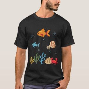 Fish Underwater Kids Shark T-Shirt