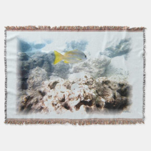 Fish Underwater Throw Blanket