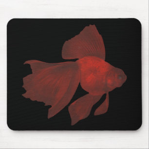 Fish - Veiltail Goldfish - Carassius auratus Mouse Pad