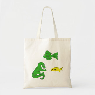 Fish versus Dragon Tote Bag