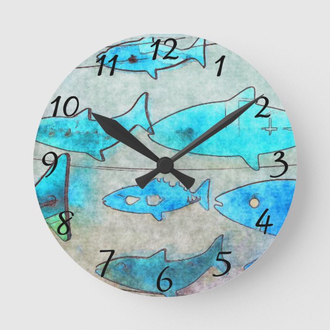 Fish Wall Clock (Front)