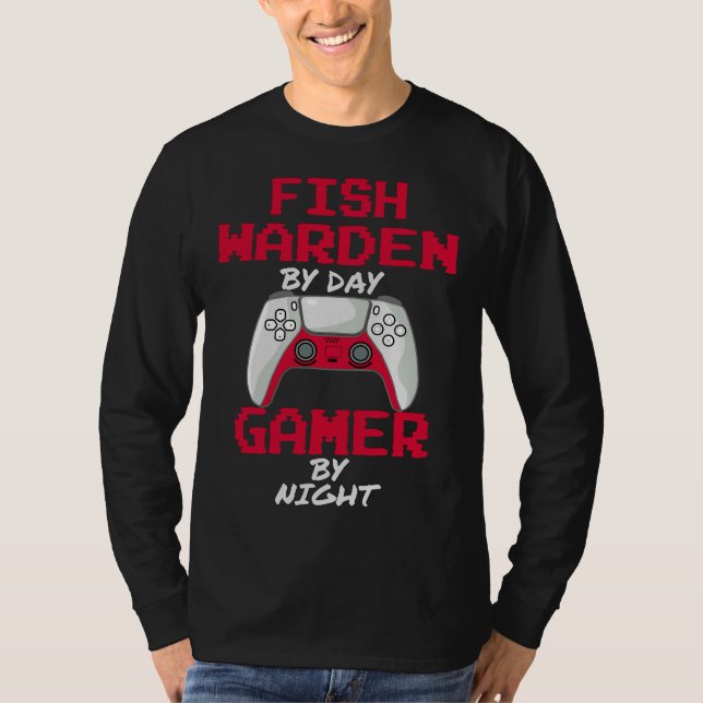Fish Warden Gaming T-Shirt (Front)