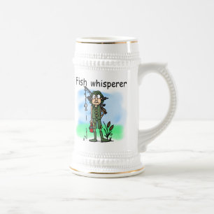Fish Whisperer Beer Stein