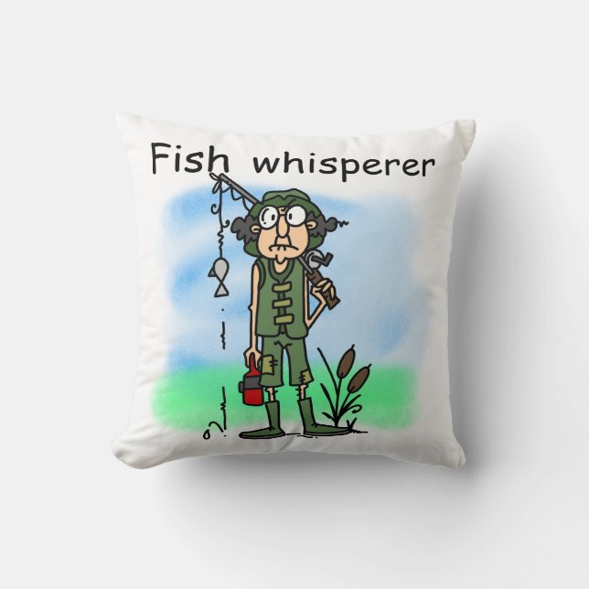 Fish Whisperer Cushion (Front)