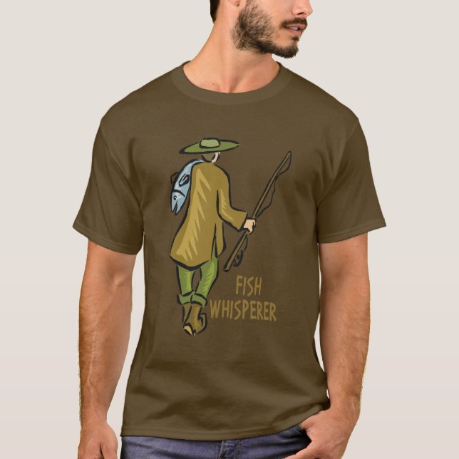 Fish Whisperer Fishing T-Shirt (Front)