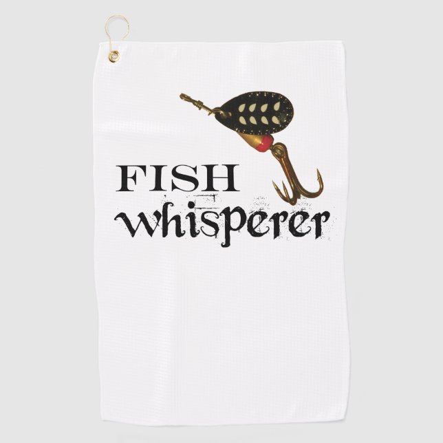 Fish Whisperer Fishing Towel (Front)