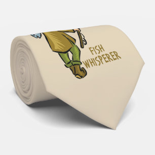 Fish Whisperer Fly Fishing Trout Fisherman Tie