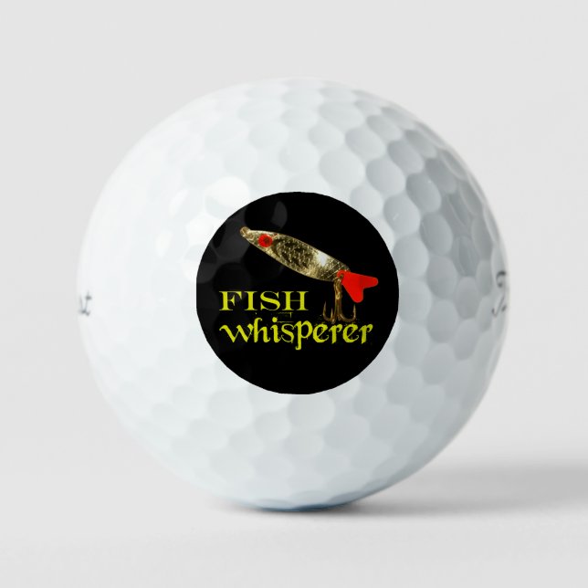 Fish Whisperer Golf Balls (Front)