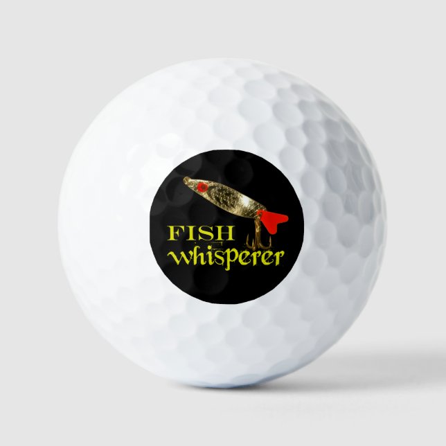 Fish Whisperer Golf Balls (Front)
