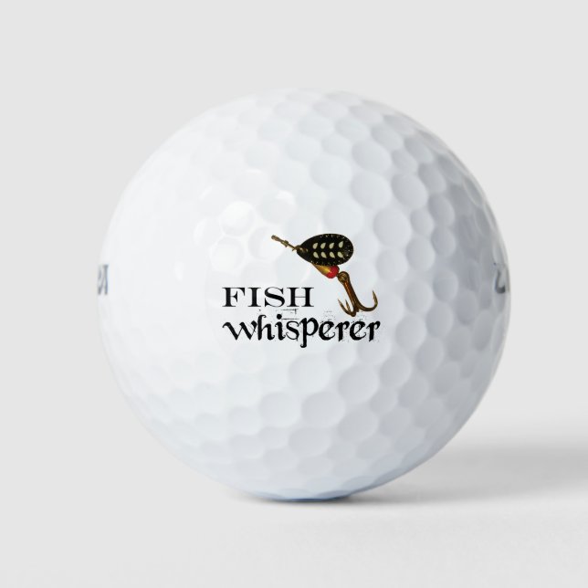 Fish Whisperer Golf Balls (Front)