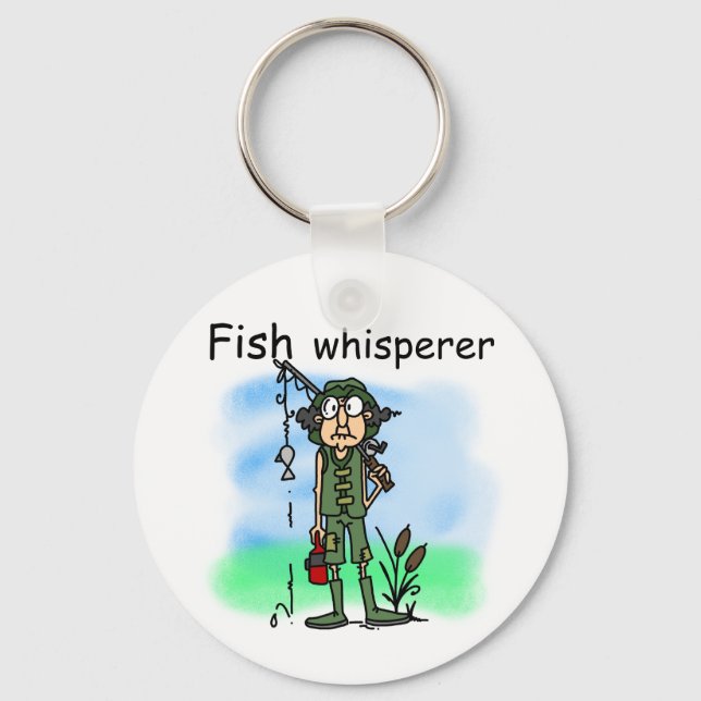 Fish Whisperer Key Ring (Front)