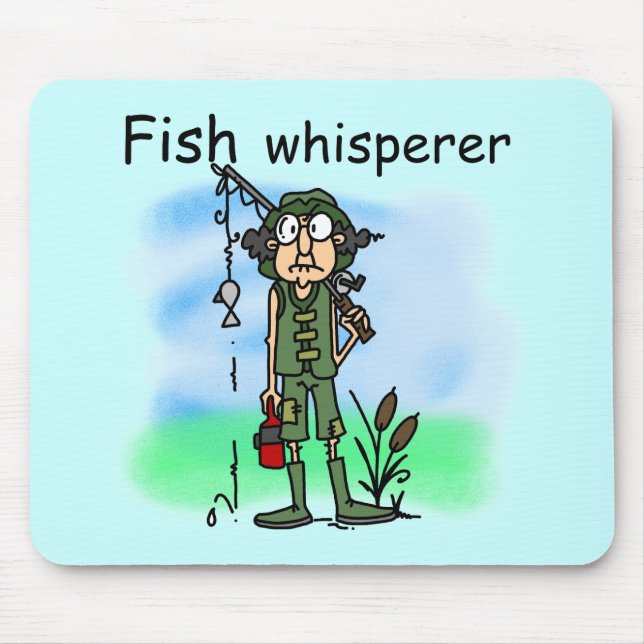 Fish Whisperer Mouse Pad (Front)