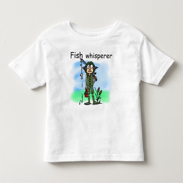 Fish Whisperer Toddler T-Shirt (Front)