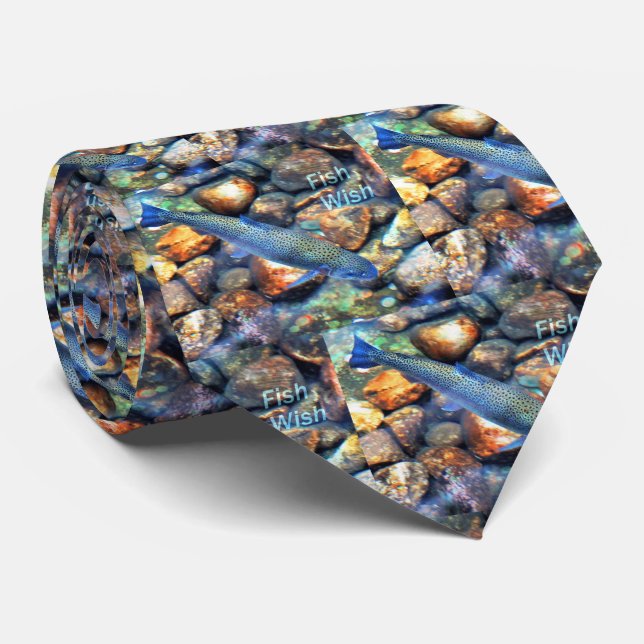 Fish Wish Tie (Rolled)