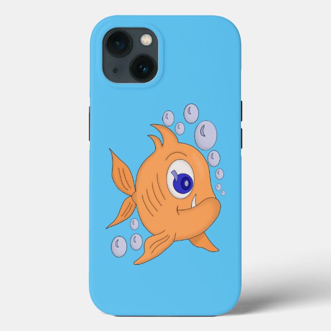 Fish with a sharp tooth Case-Mate iPhone case (Back)