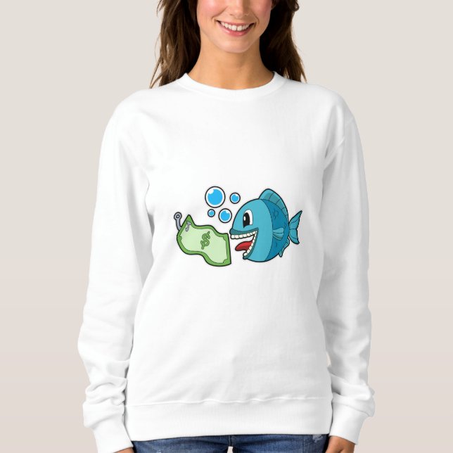 Fish with Bank note Sweatshirt (Front)
